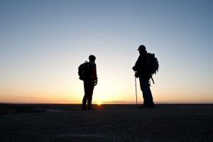 image of hikers