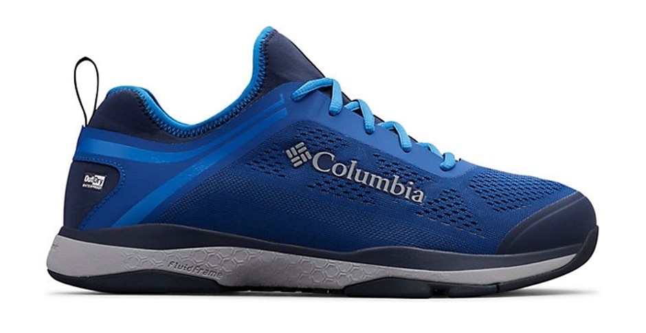 blue columbia shoe