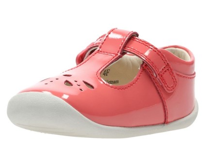 pink clarks baby