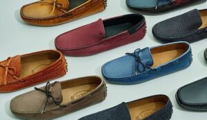 colored loafers
