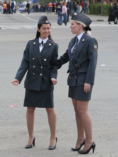 russian police heels