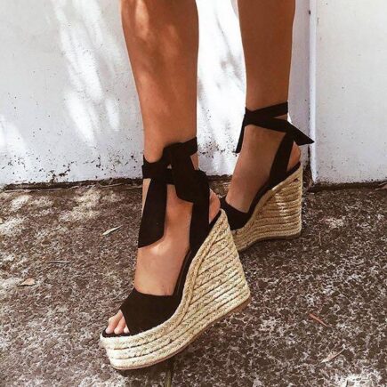 Low Heel Wedges Sandals | Jane